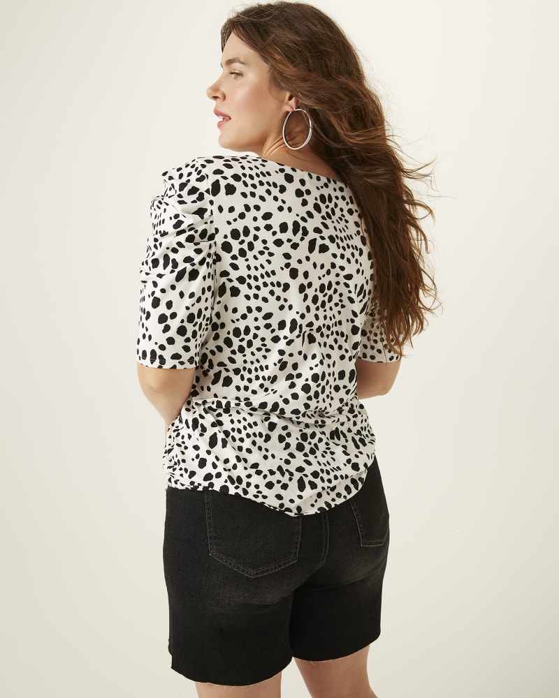 Plus size model with rectangle body shape wearing  by Molly&Isadora | Dia&Co | dia_product_style_image_id:163890